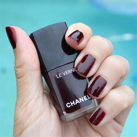 chanel rouge noir nail polish boots